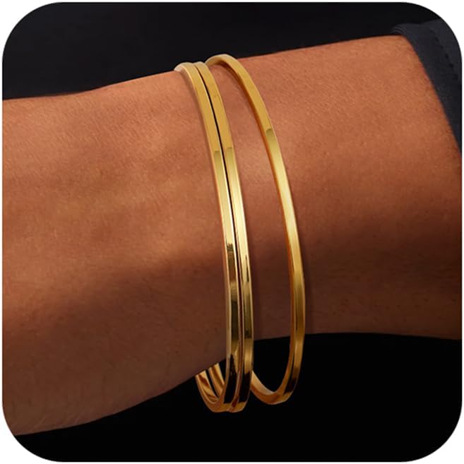 18K Gold Plated Bangles for Women review guide