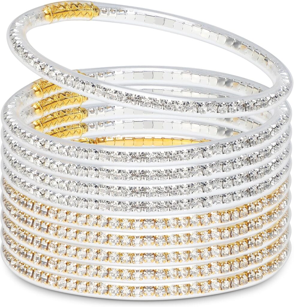 Alphatool glitter jelly gold bangles bracelets review photo
