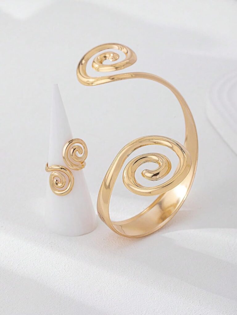 Chunky Gold Bangle Bracelets for Women Adjustable Cuff Bangle Bracelet Chunky gold bangle cuff bracelet review illustration