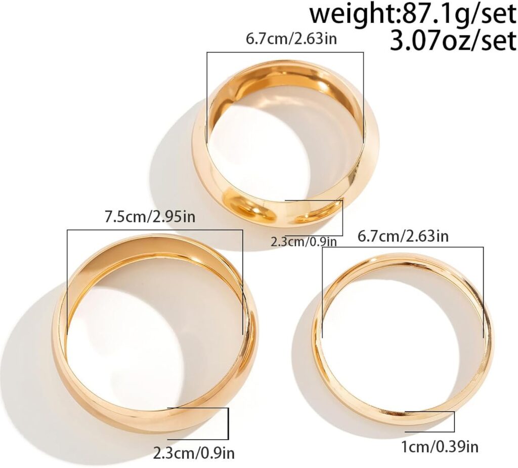 Wide bangle cuff bracelets review visual