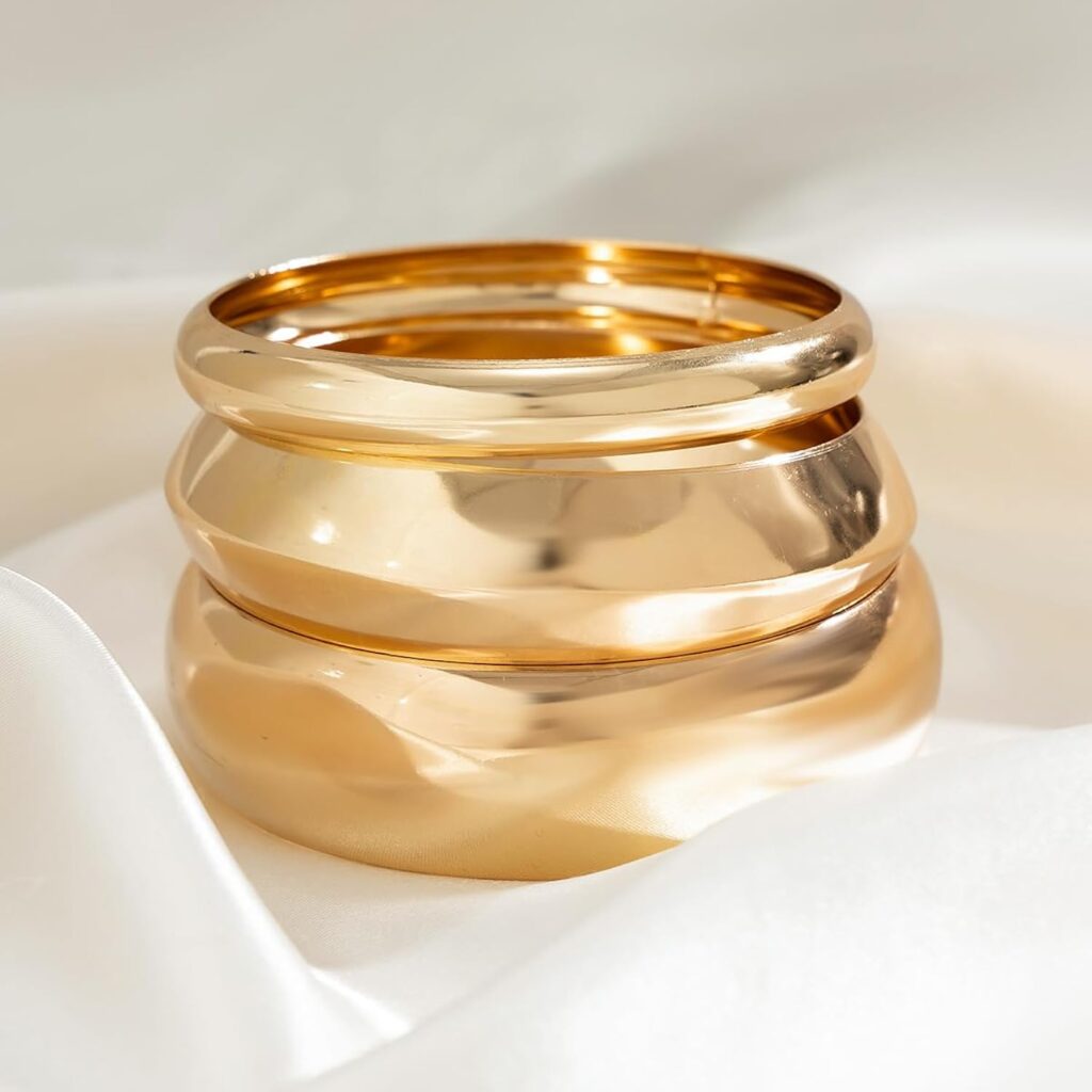 Wide bangle cuff bracelets review photo