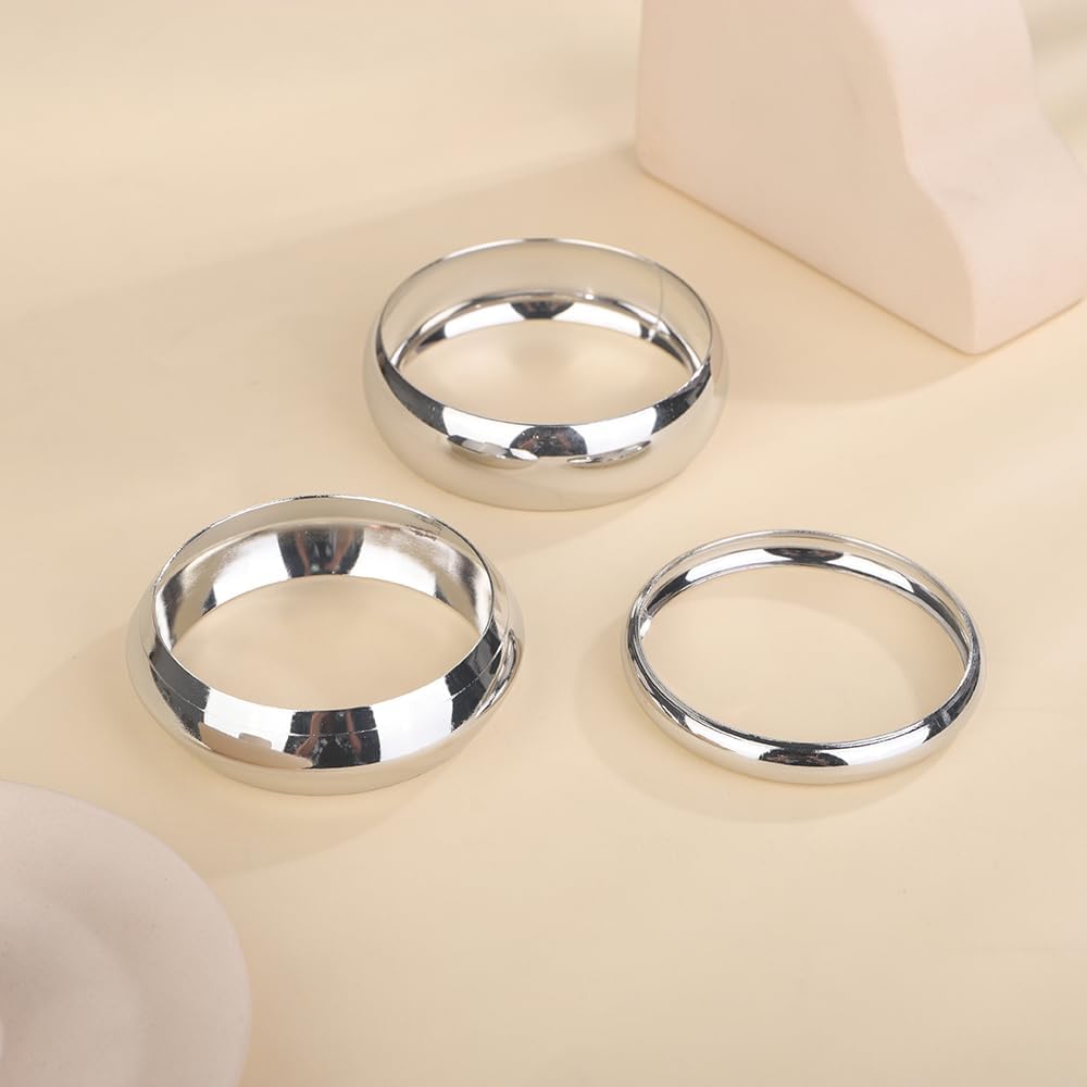 Denifery 3pcs chunky gold bangle bracelets review illustration