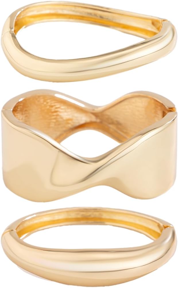 Gold Bangle Chunky Cuff Bracelet review guide Gold bangle chunky cuff bracelet review photo