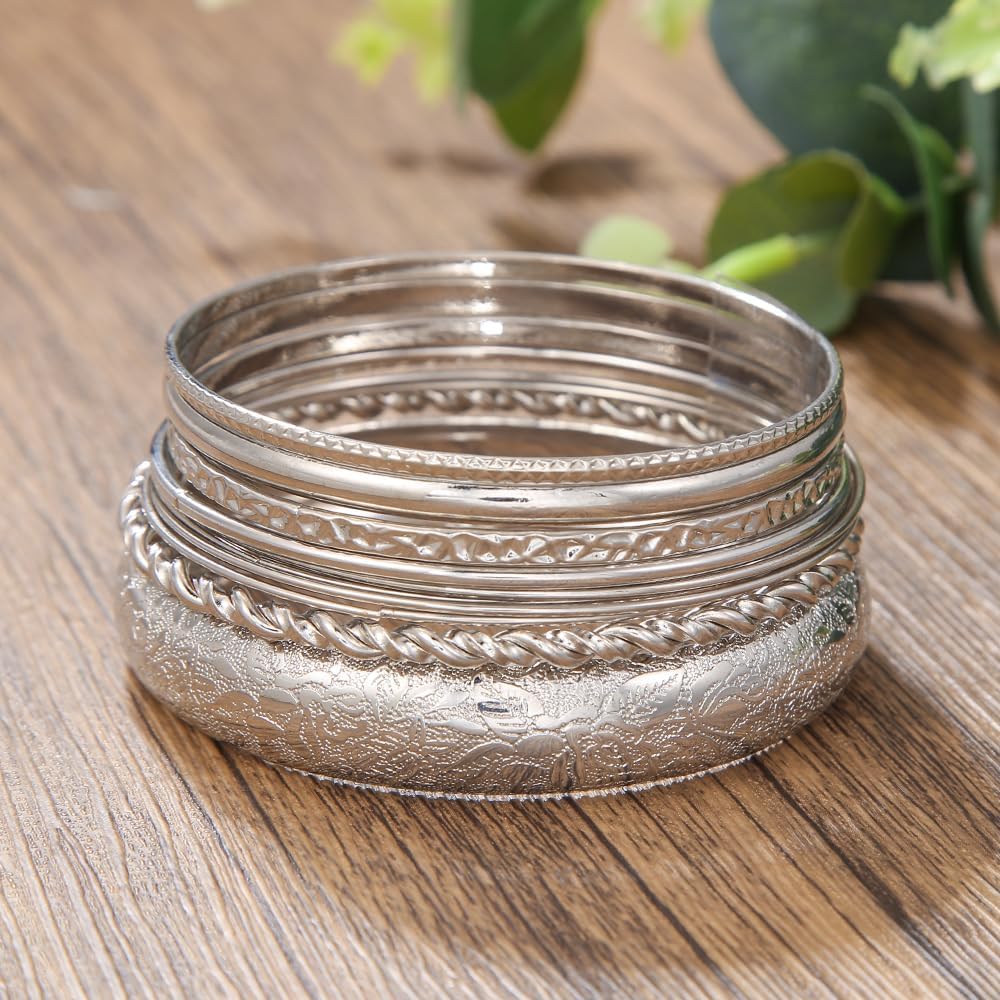 RINTOLER 16Pcs Gold Bangle Bracelets Set Review overview Rintoler 16pcs gold bangle bracelets set review image