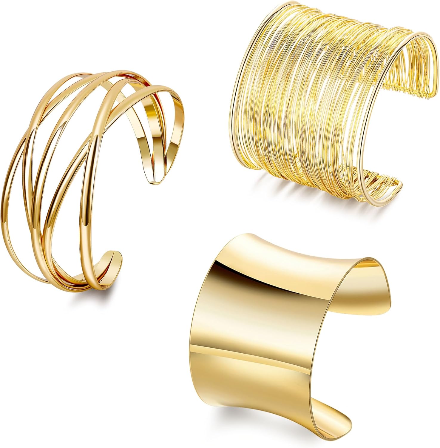 SOMEITIA Chunky Gold Cuff Bracelets review insights