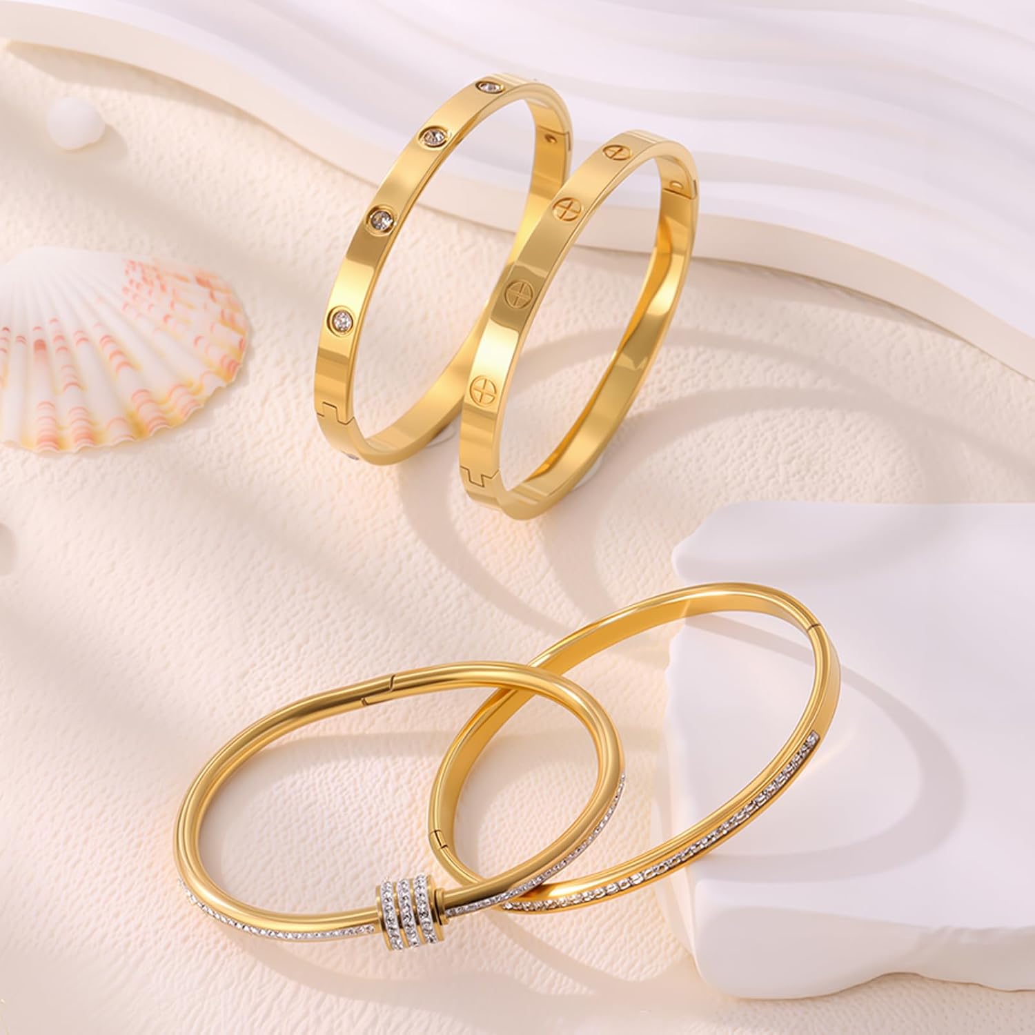 Stainless Steel Bangle Bracelet Set review guide