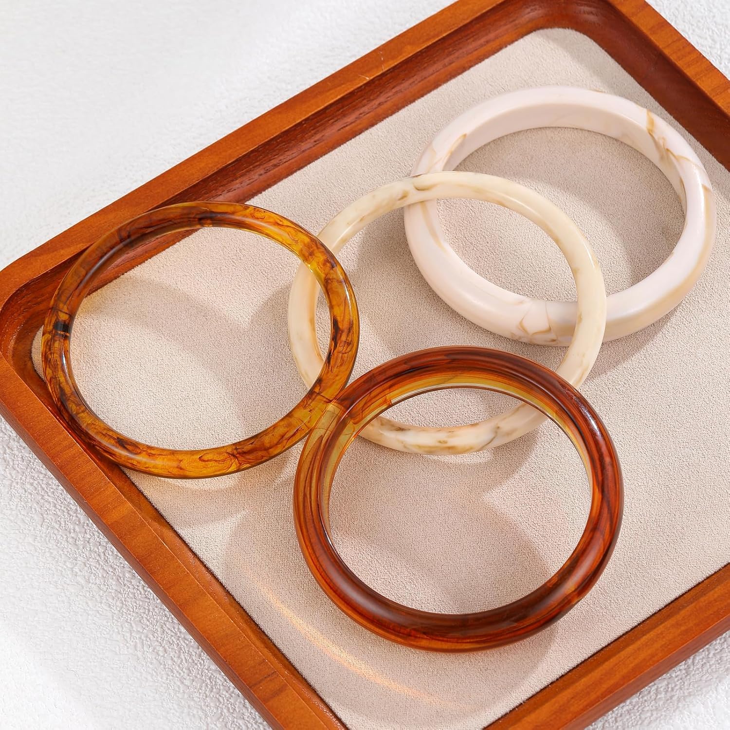 SYGY 4PCS Chunky Acrylic Bangles review insights