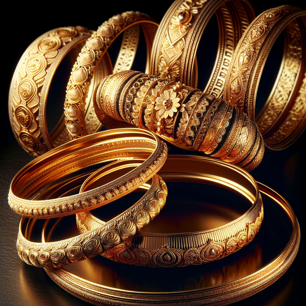 What do gold bangles symbolize image