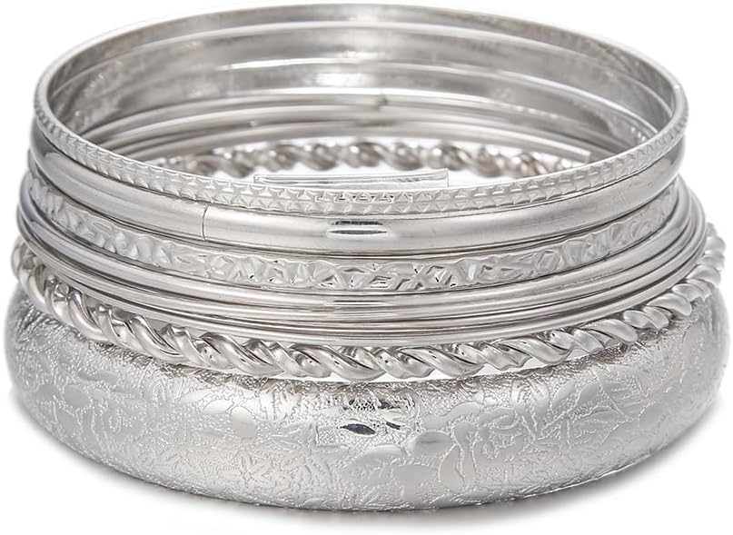 16pcs gold bangle bracelets boho jewelrys set review image