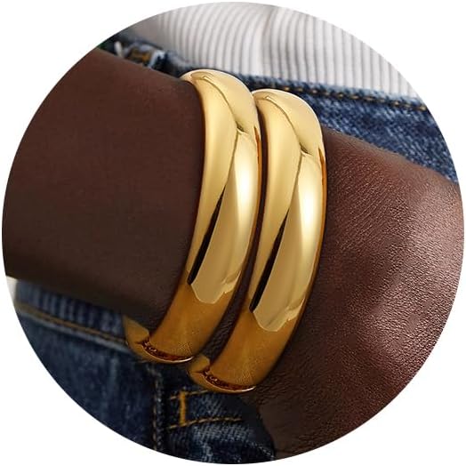 2pcs gold bangle arm cuff review visual