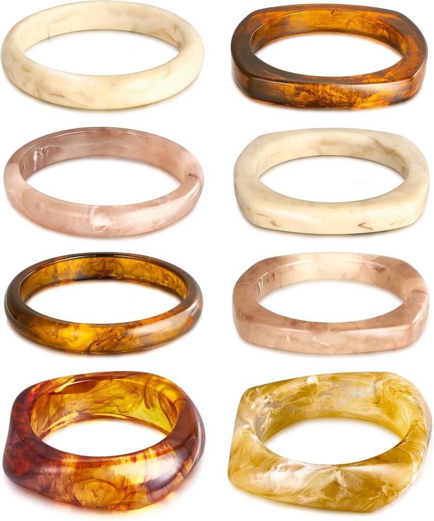 8 Pcs Chunky Wide Wrist Bangle Set review overview 8 pcs chunky wide wrist bangle set review picture