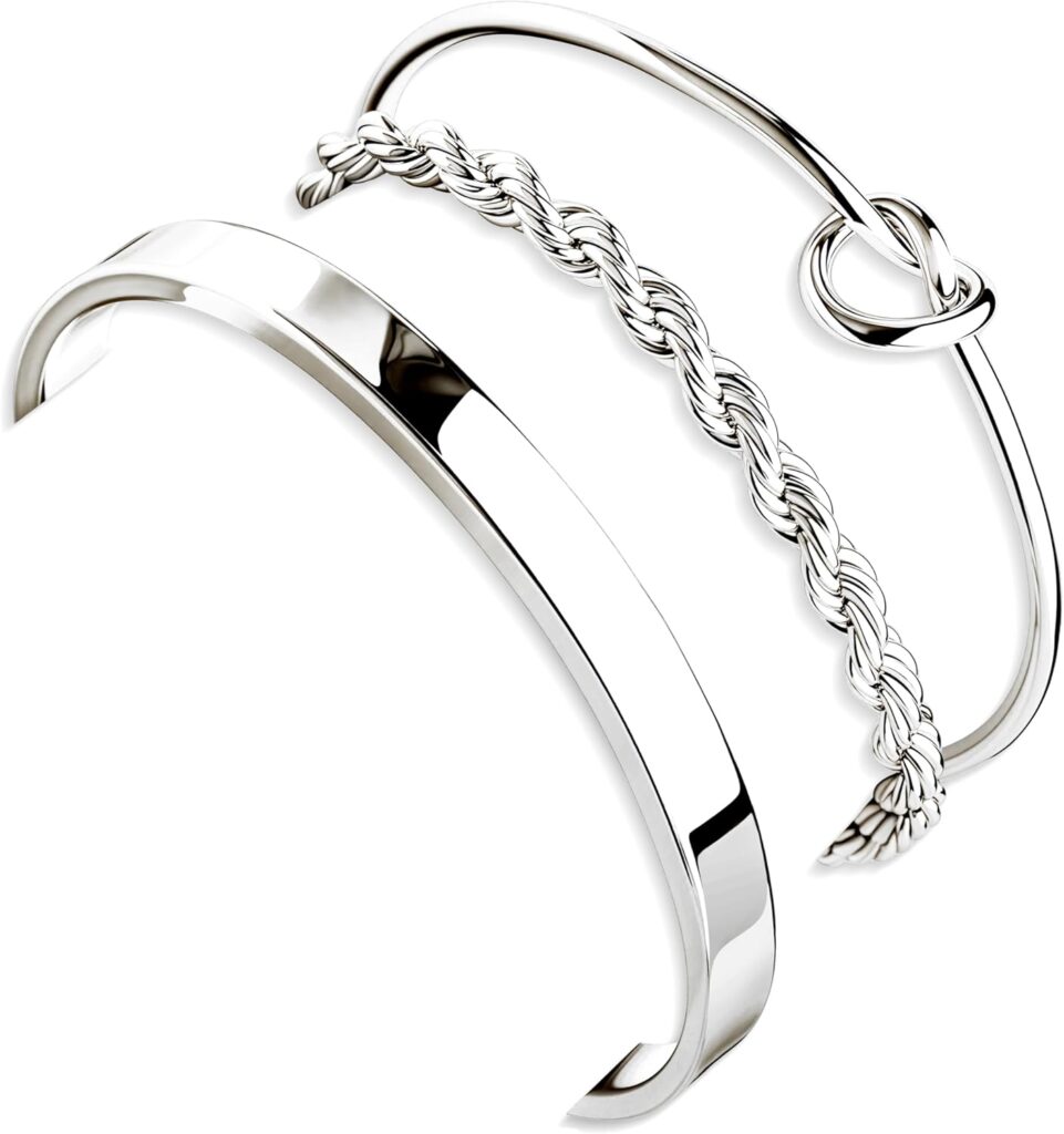 925 sterling silver bracelets for women stack review visual