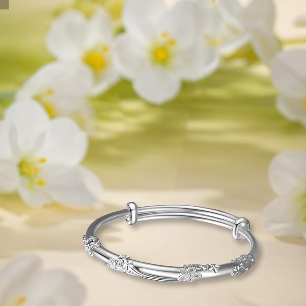 Bangle bracelets for women 925 sterling silver review picture