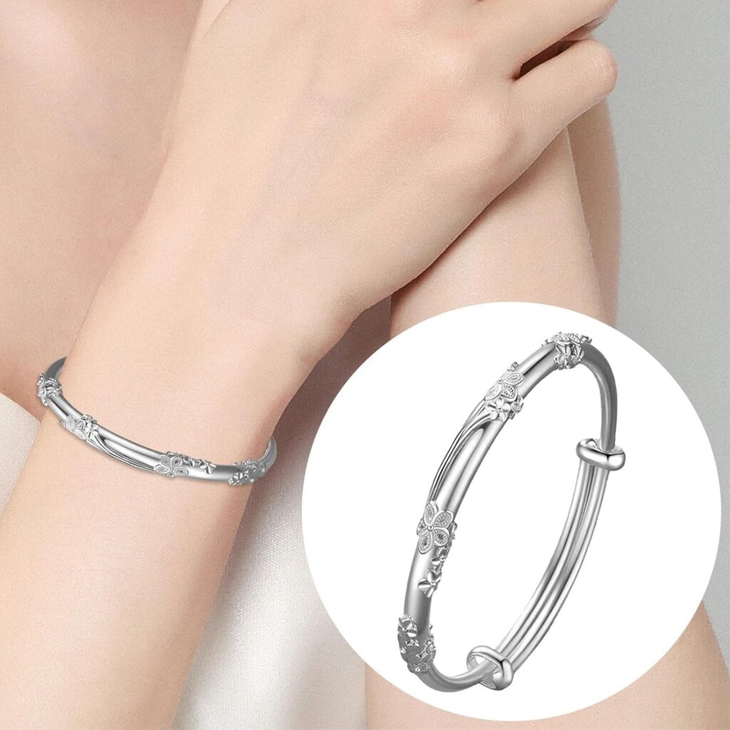 Bangle bracelets for women 925 sterling silver review image
