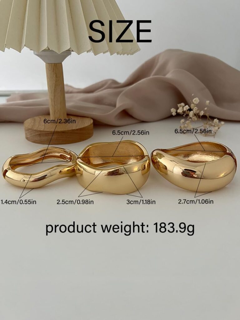 14k gold plated dainty cuff review visual