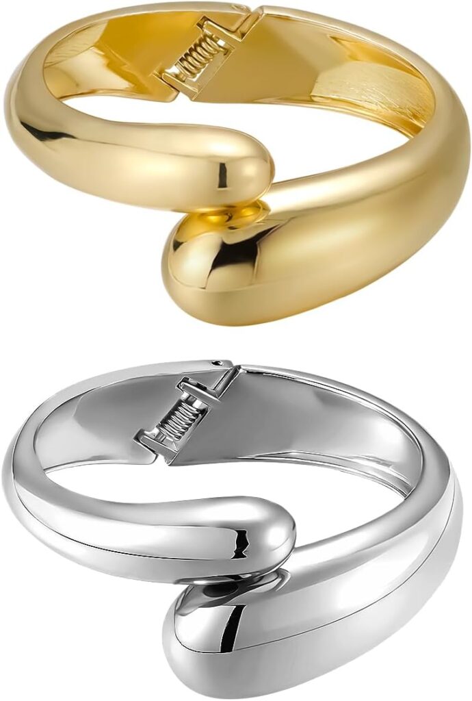 Emibele cuff bracelet stack review picture