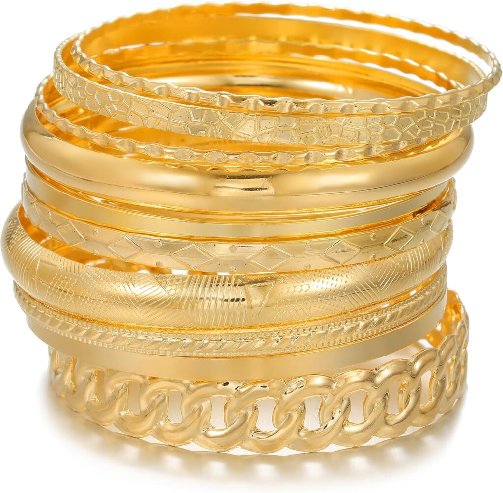12 pcs boho stackable bracelets review image