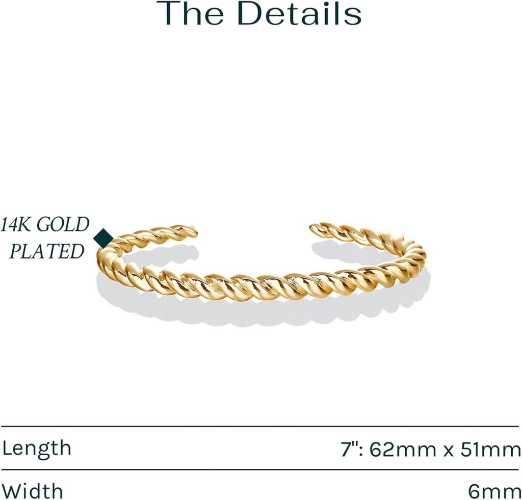 Pavoi twisted chunky bangle bracelet review illustration