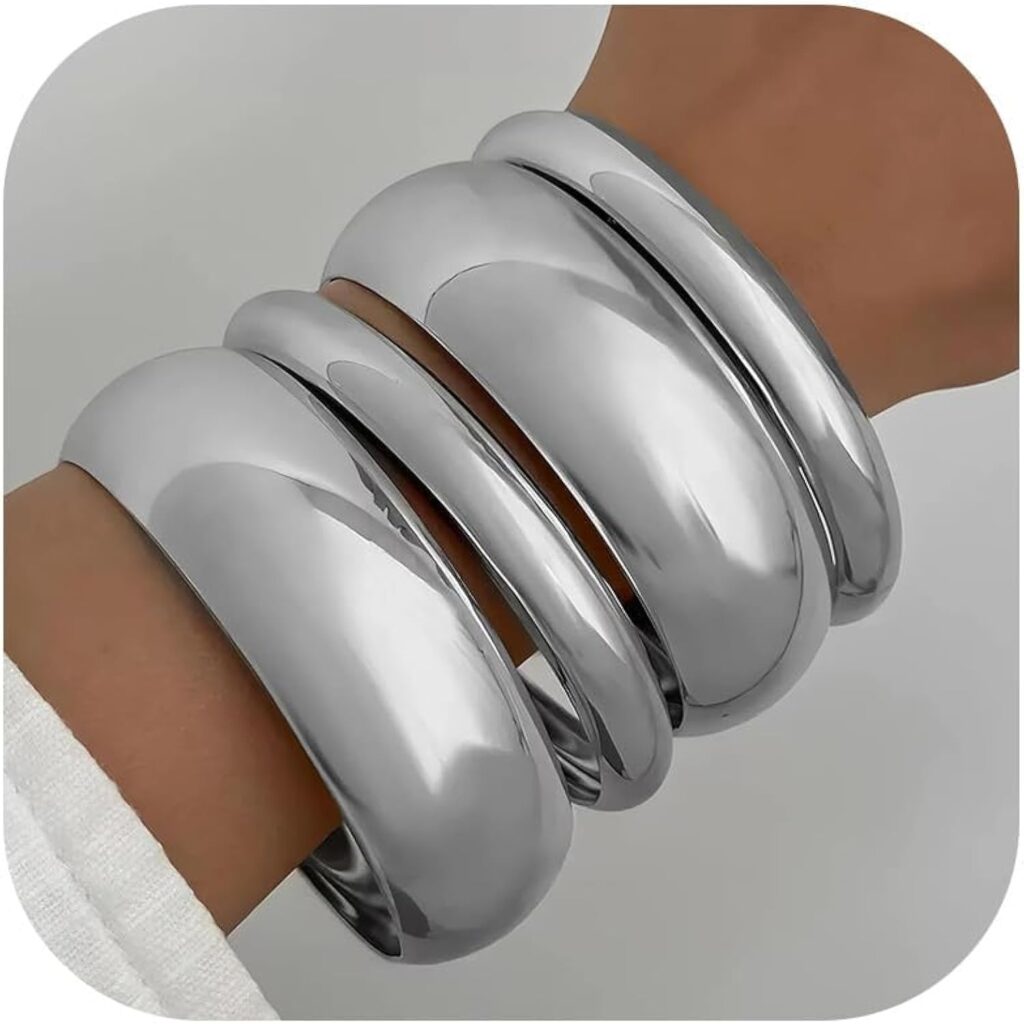 YANCHUN Chunky Silver Bangles review guide Yanchun chunky silver bangles review photo