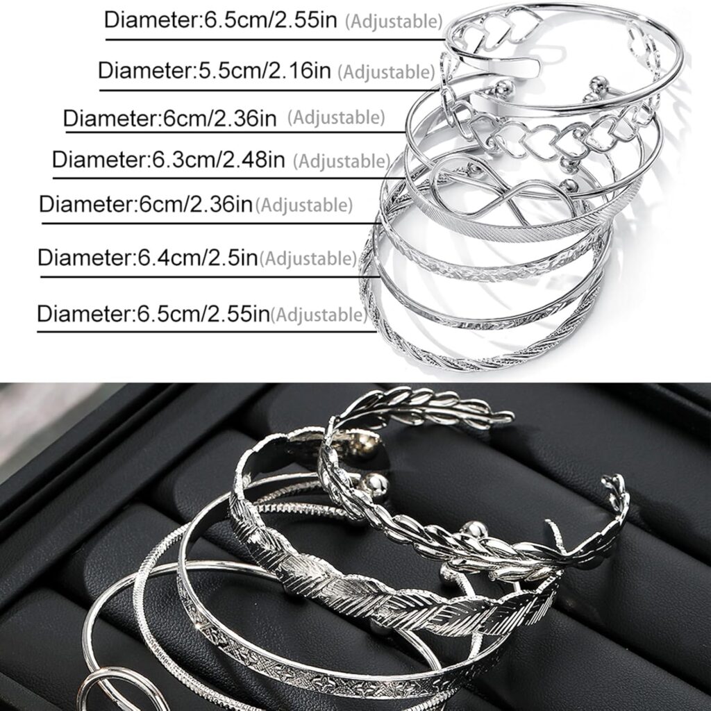 17if silver bangle bracelet for women review photo