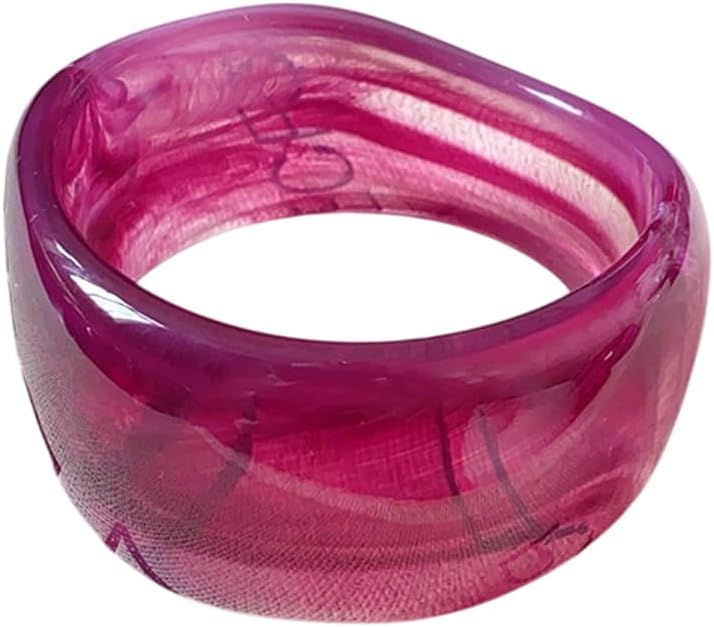 Caiyao acrylic resin bangle bracelets review image