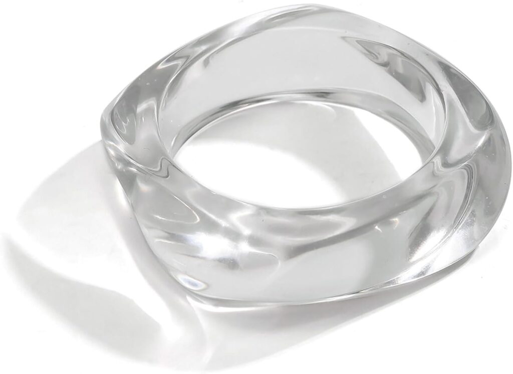 Caiyao acrylic resin bangle bracelet review photo