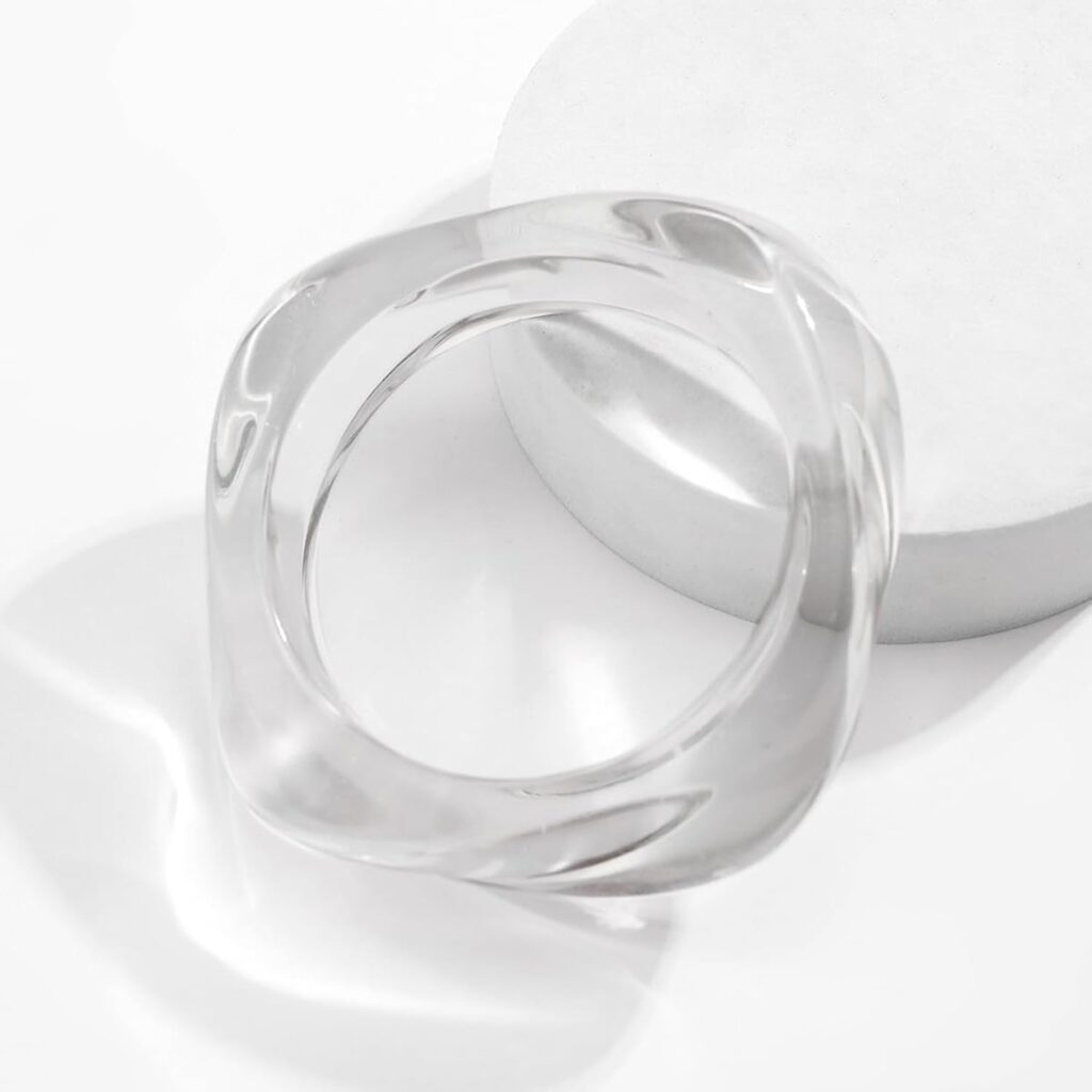 Caiyao acrylic resin bangle bracelet review image