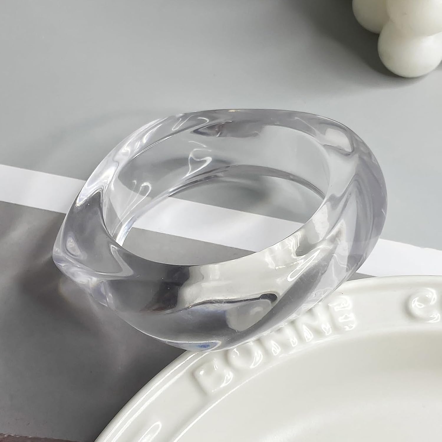 Caiyao Acrylic Resin Bangle Bracelet review tips