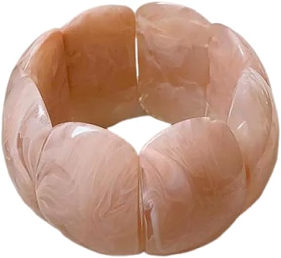 Caiyao retro acrylic chunky bracelet review illustration