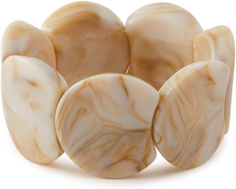 Chunky Geometric Elastic Bangle Bracelet review overview Chunky geometric elastic bangle bracelet review visual