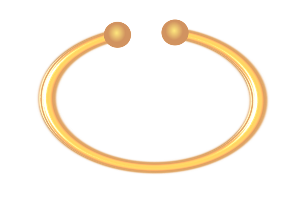 Chunky gold bangle review — golden twisted waterdrop image