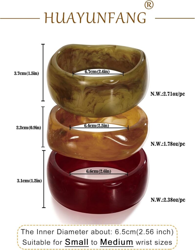 Vintage tortoiseshell resin bangle review image
