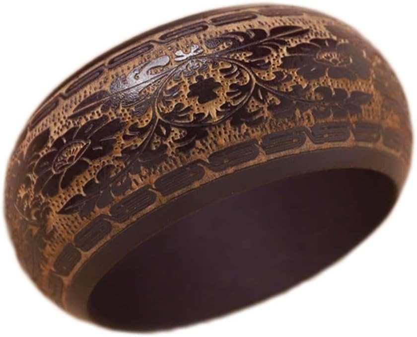 Colorful bling wooden bangle bracelet review illustration