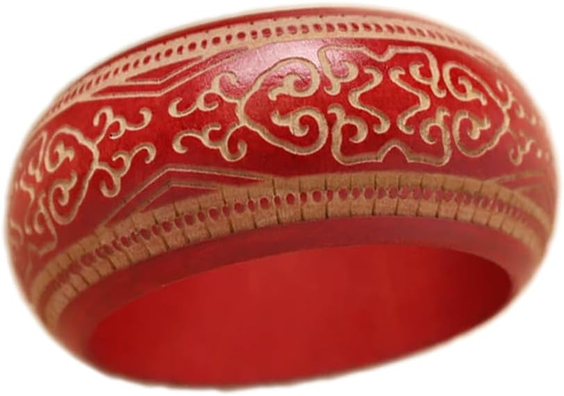 Colorful bling wooden bangle bracelet review image