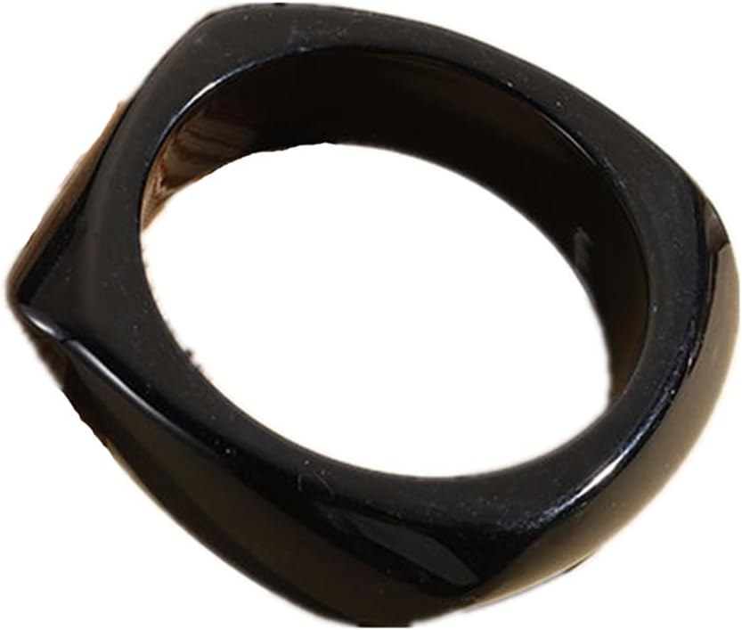 Colorful resin irregular bangle bracelet review picture