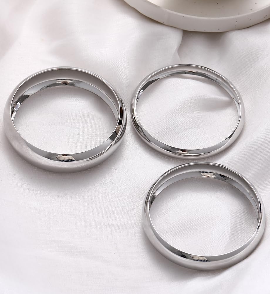 Dainty 14k Gold Plated Big Stackable Bangles Set review essentials Dainty 14k gold plated big stackable bangles set illustration