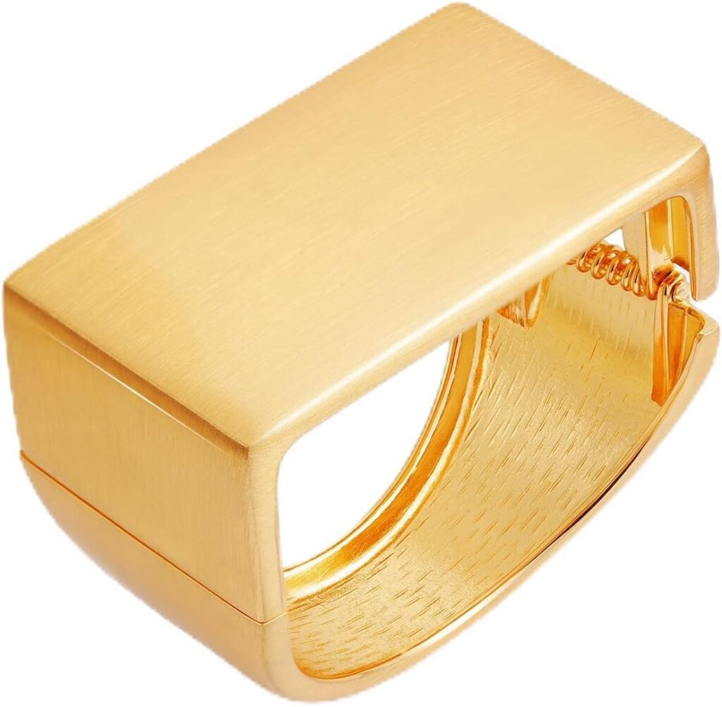 F&s chunky gold plated bangle bracelets review picture
