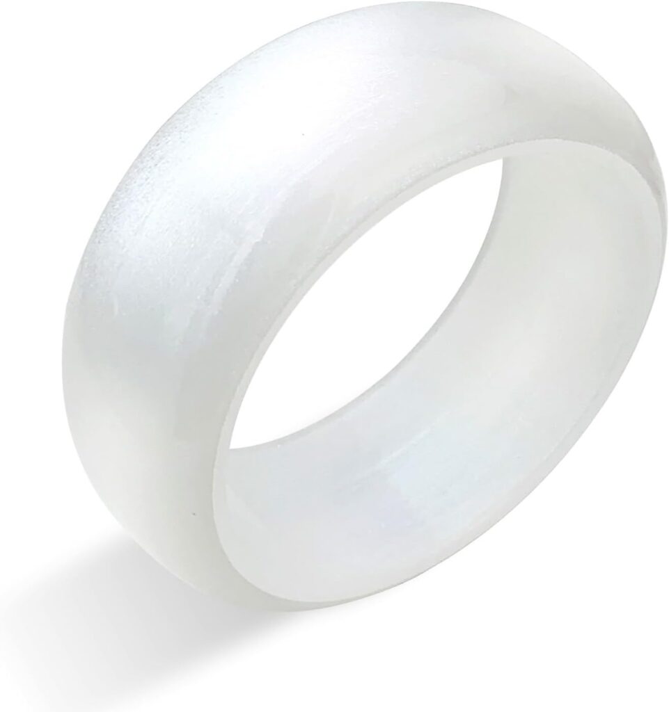 FUNOJOY Acrylic Resin Bangle Bracelets for Women 1-3Pcs Simple Oval Polished-Finish Chunky Bangle Bracelet Wide Wristbands Fashion Jewelry Bracelet for Women Funojoy acrylic resin bangle bracelets for women review photo