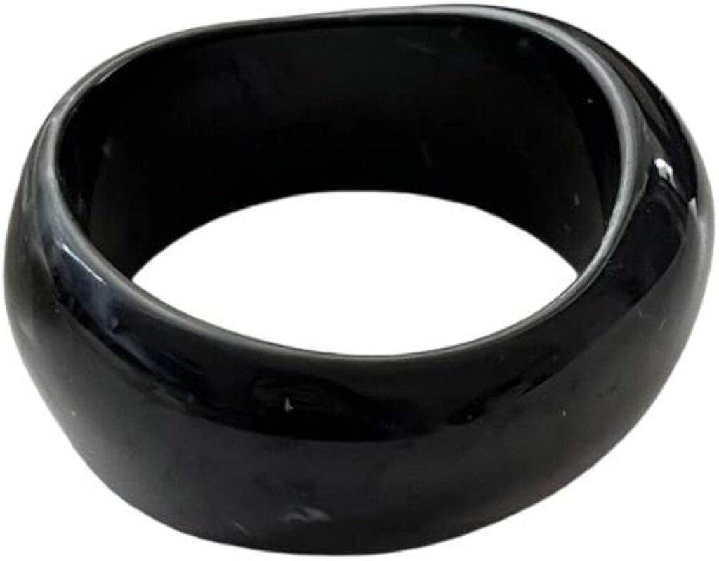 Fuqimanman2020 chunky acrylic bangle review illustration