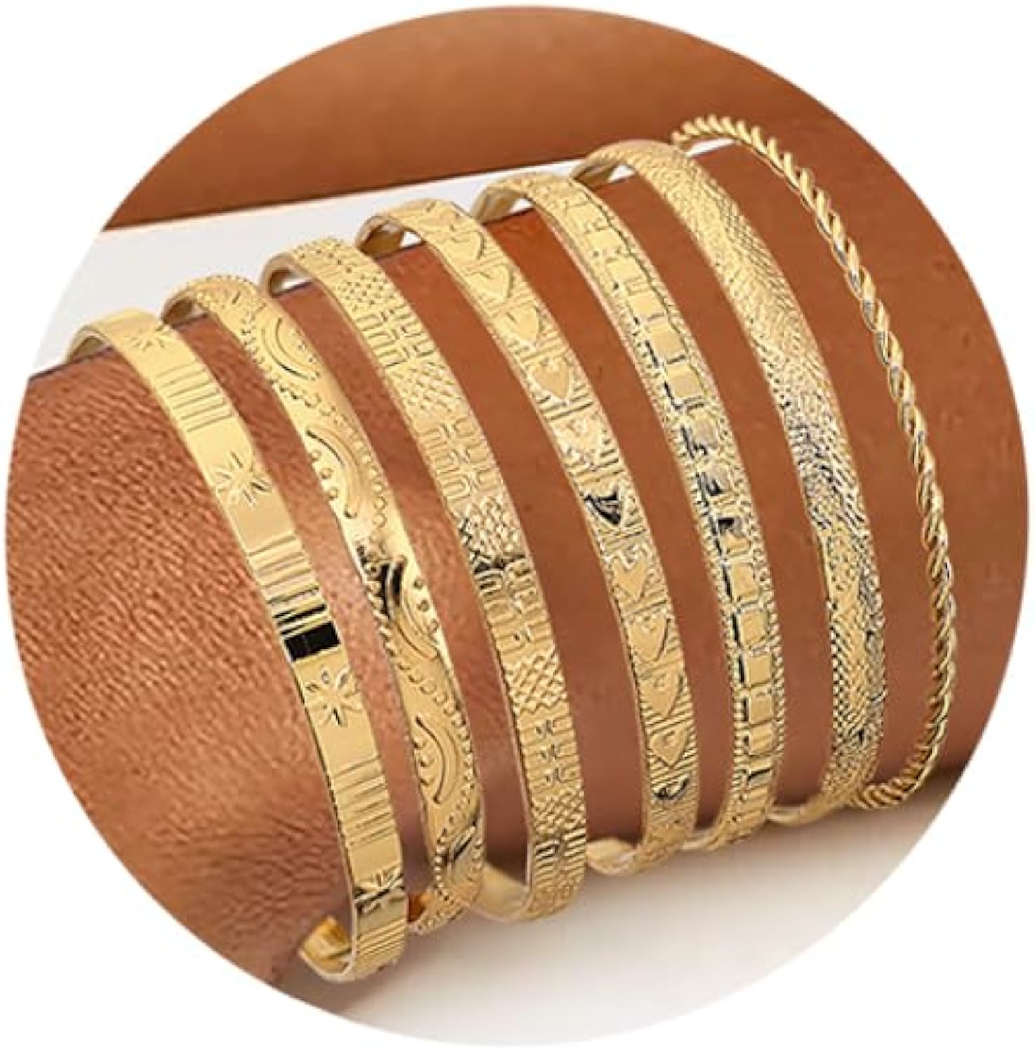 14k Gold Plated Multi Layer Cuff Bangles review guide