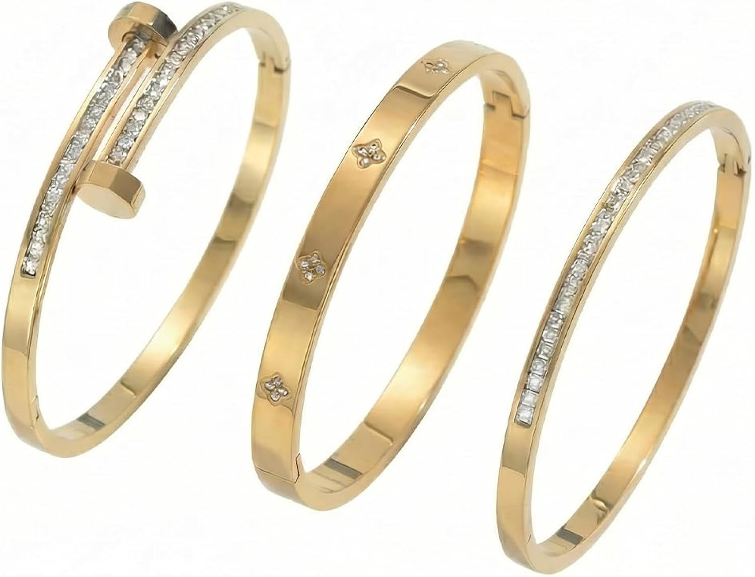 Gold Plated Bangle Bracelets Set for Women review tips