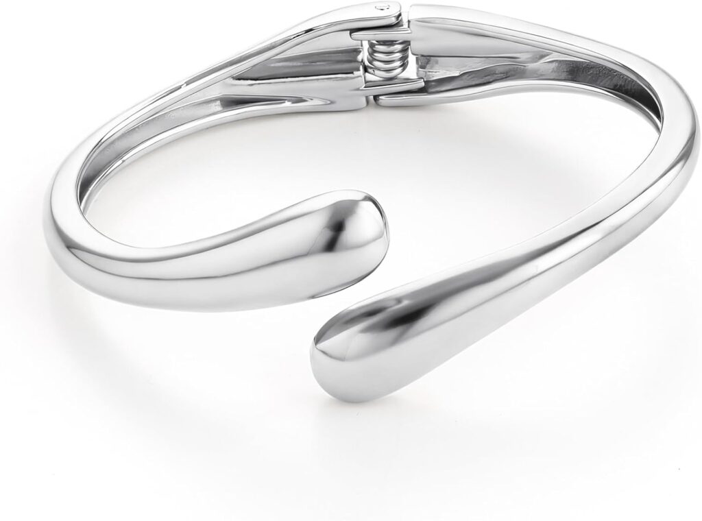 Magitaco chunky 14k gold plated bangle review visual